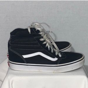 VANS WARD HI KIDS | SIZE 5 UNISEX | Black HIGH-TOP SNEAKERS SHOES